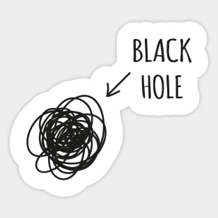 Black hole Sticker